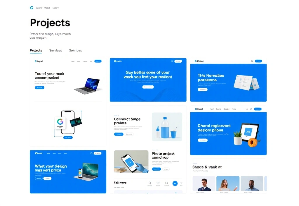 Design portfolio showcase preview